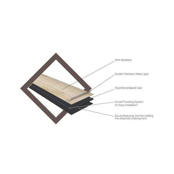 MSI Woodland Flaxwood 7.13 in. W x 48.03 in. L Click Lock Luxury Vinyl Plank Flooring - Inhomebuy