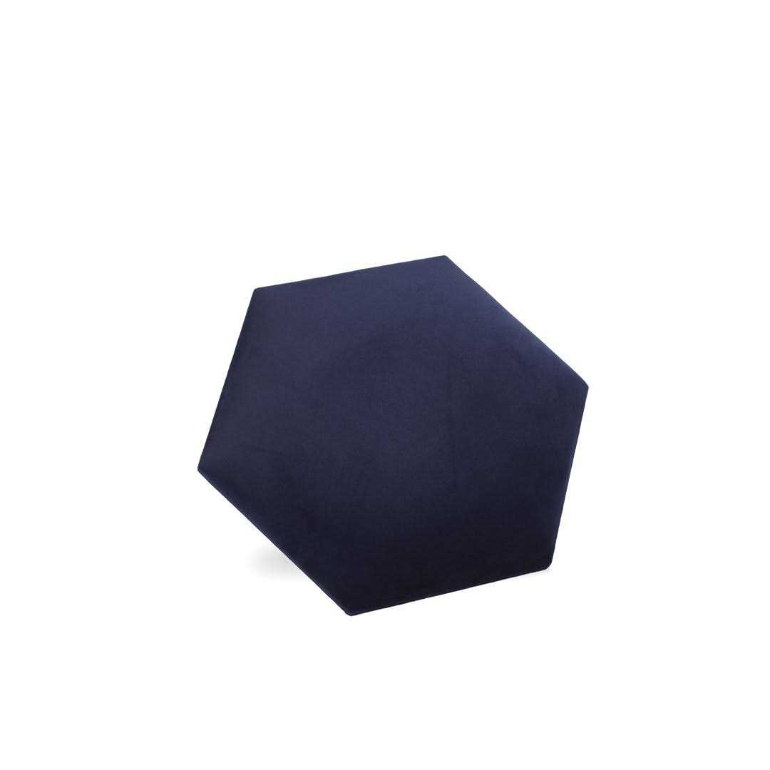WALL!SUPPLY Luxury Velvet Textile Hexagon - Inhomebuy