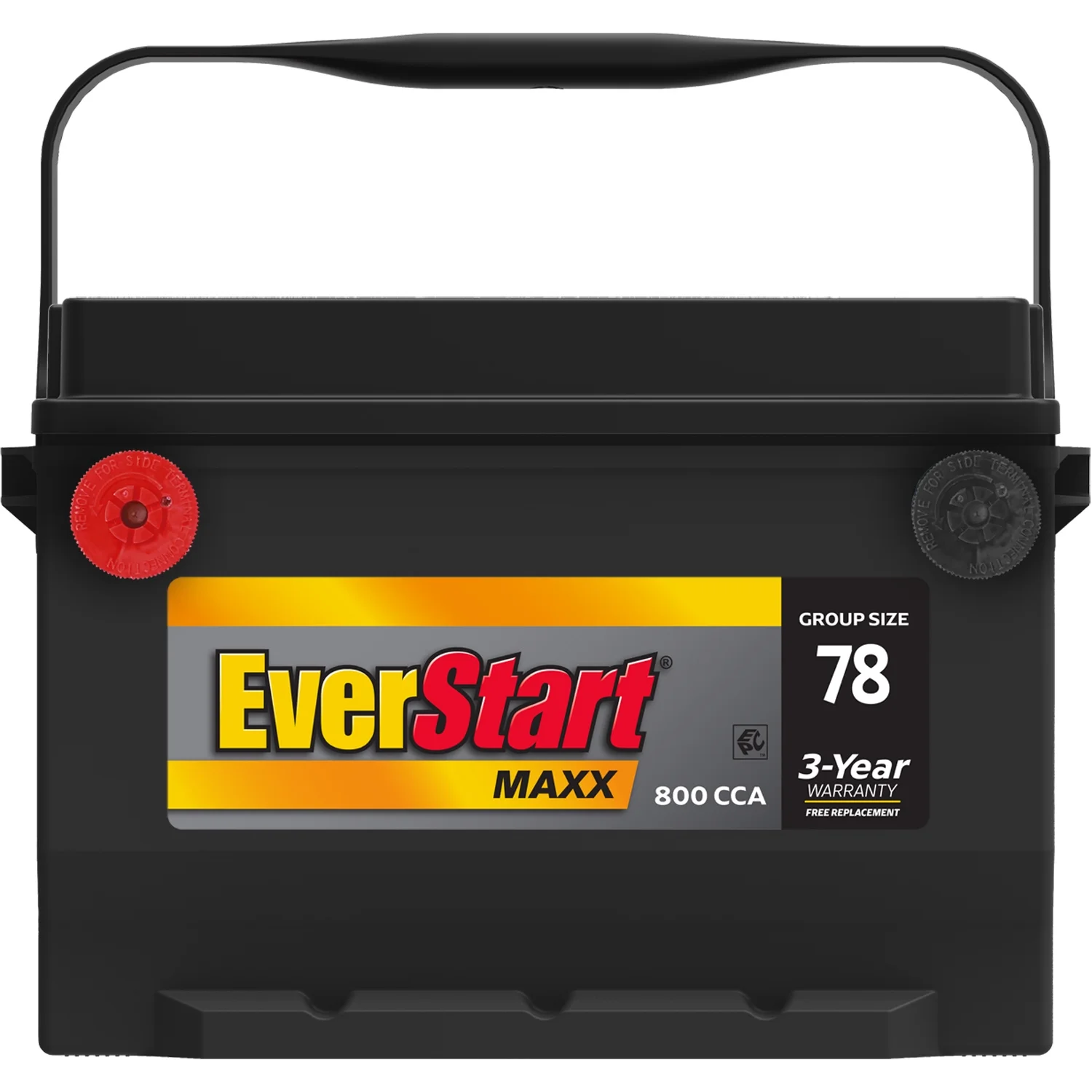 EverStart Maxx Lead Acid Automotive Battery, Group Size 78 12 Volt, 800 CCA - Inhomebuy