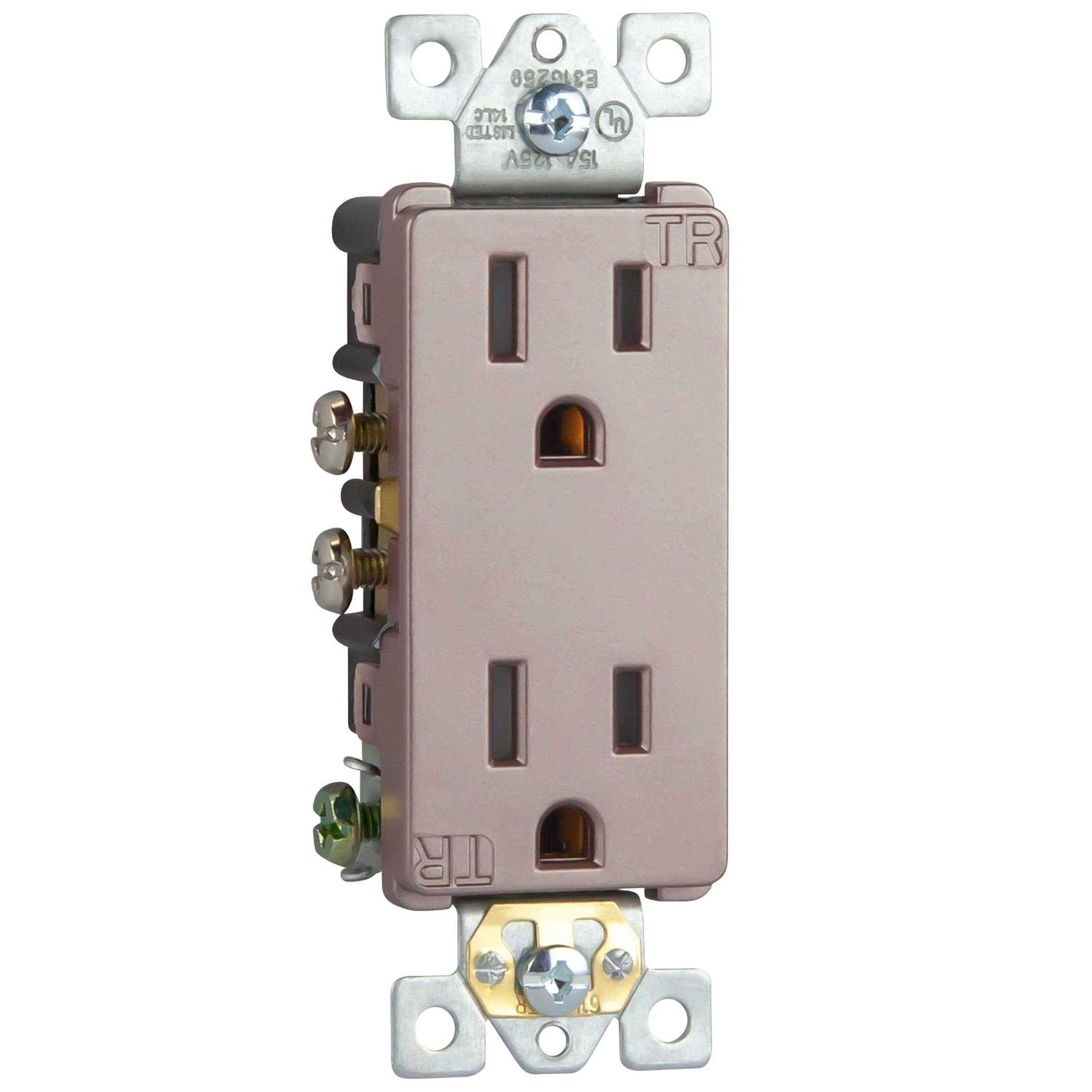 Enerlites Elite Series Decorator Receptacle Child Safe Tamper-Resistant Outlet - Inhomebuy