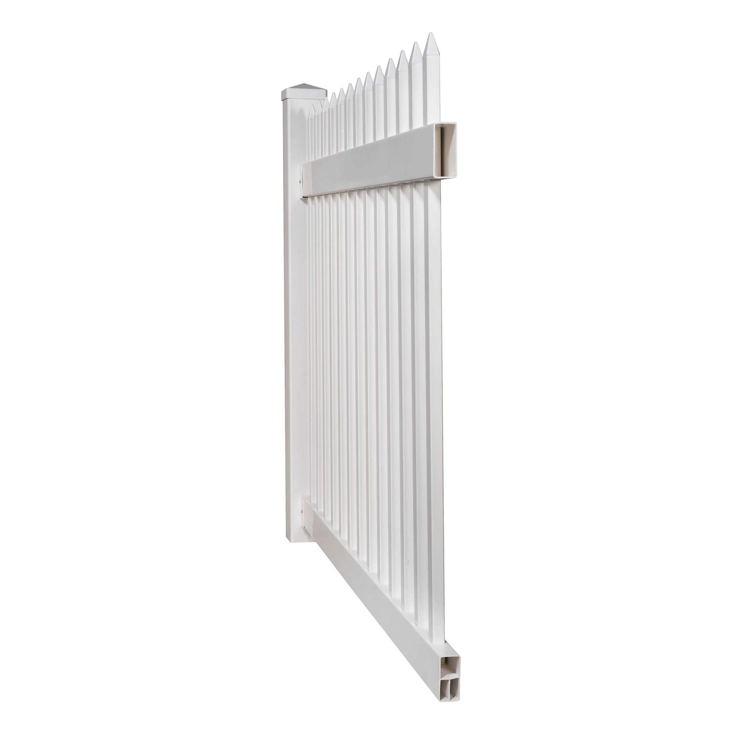 WamBam Fence Premium Vinyl Fence Posts with Caps - Inhomebuy