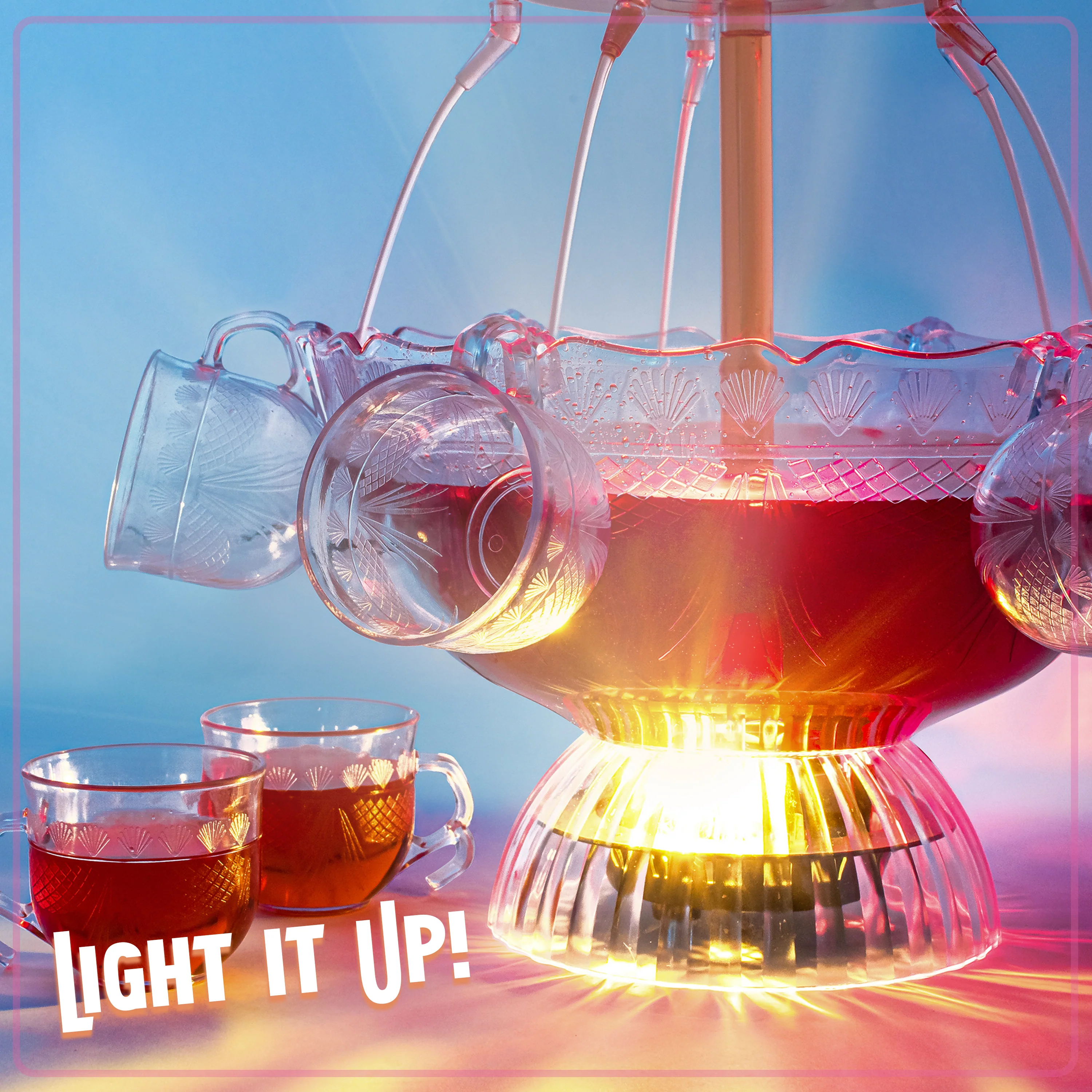 3-Tier Lighted Party Fountain - Inhomebuy