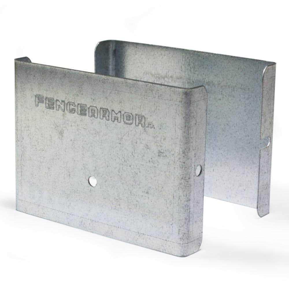 Fence Armor Demi Protection Post Guard Powder Coated Galvanized Steel Post Protector For Fence Post - Inhomebuy