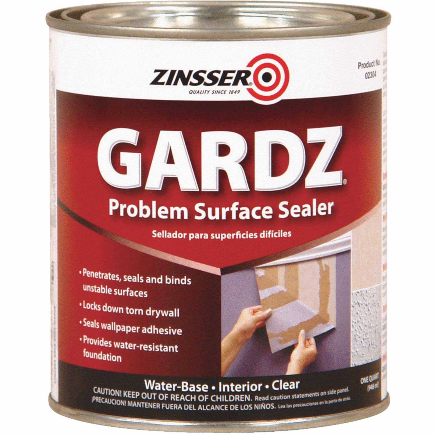 Zinsser Gardz Problem Surface Sealer 02301 - Inhomebuy