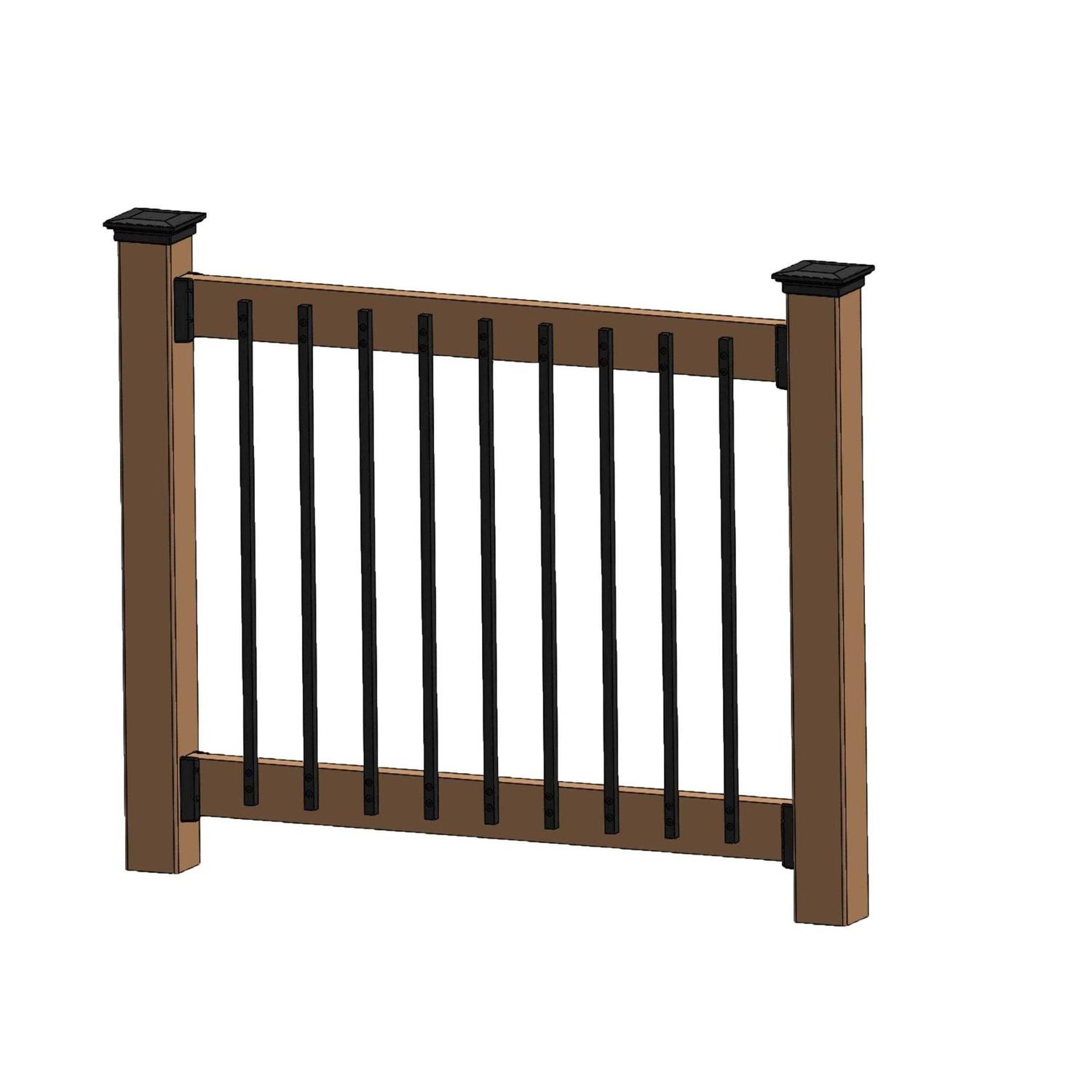 Fortress Building Products Versai Steel Blank Post - Inhomebuy