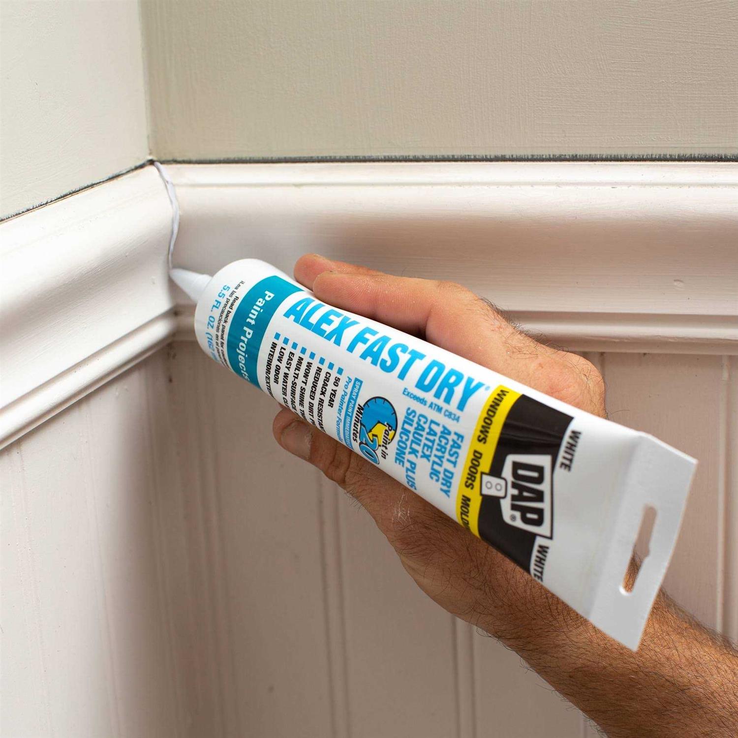 Dap Alex Acrylic Latex Caulk Plus Silicone - Inhomebuy