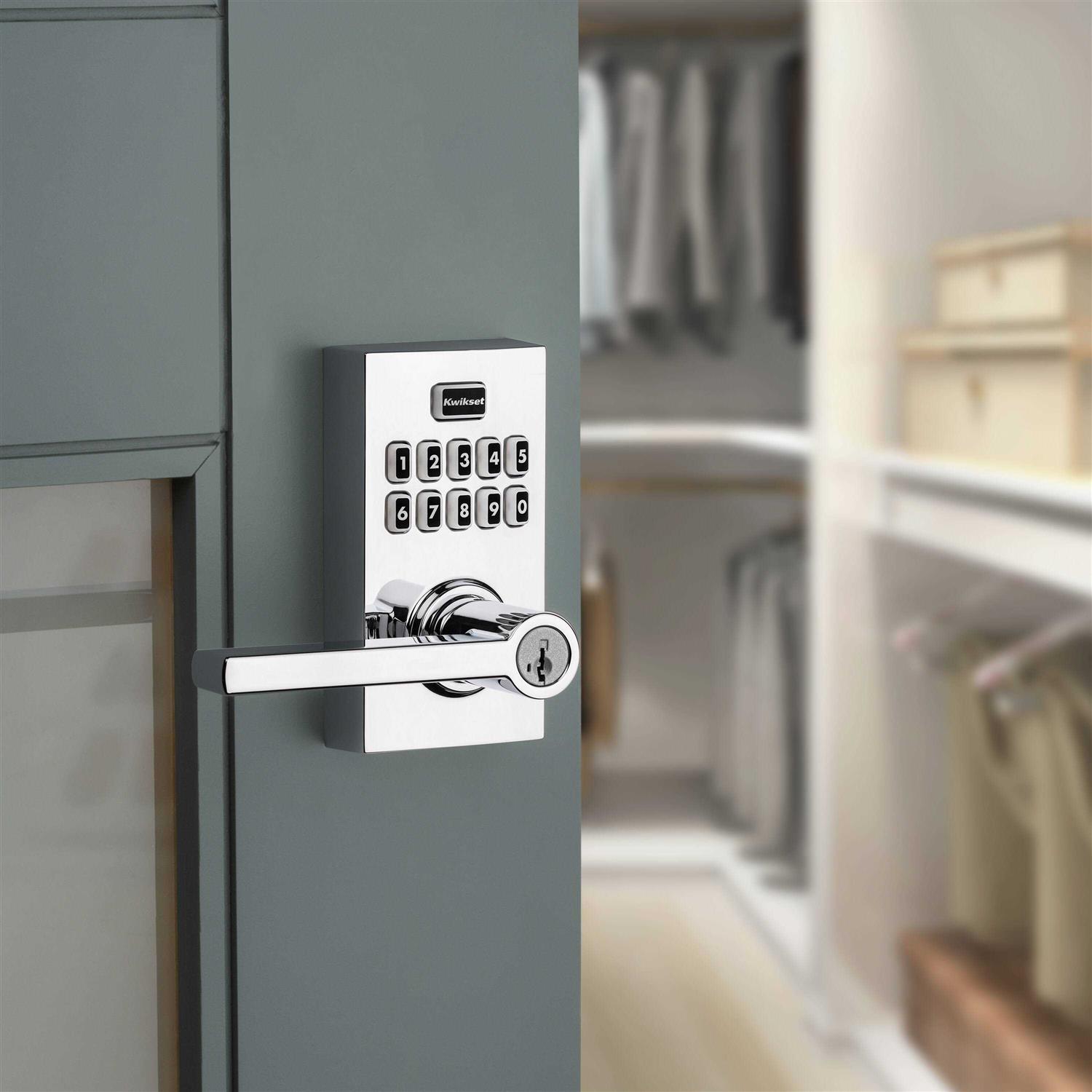 Kwikset SmartCode Electronic Halifax Lever - Inhomebuy