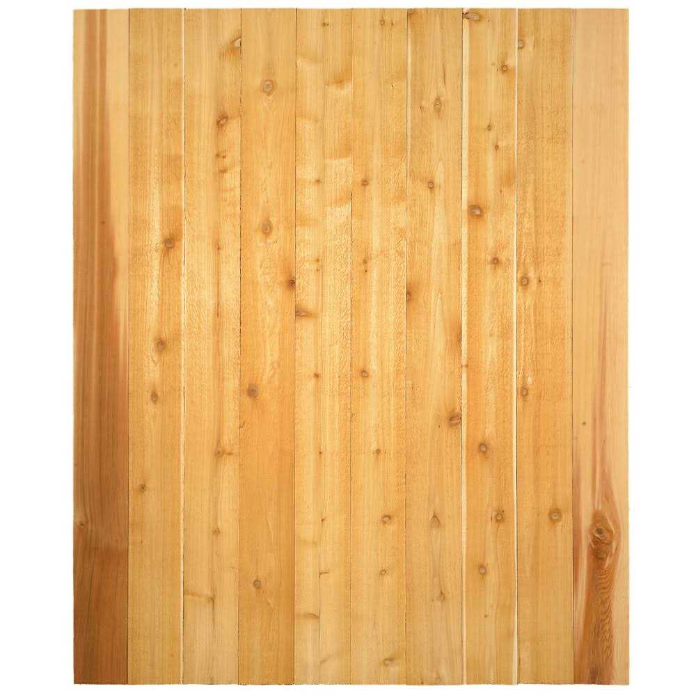 Lowe’s 5/8 in. x 5-1/2 in. x 8 ft. Western Red Cedar Flat top Fence Picket - Inhomebuy