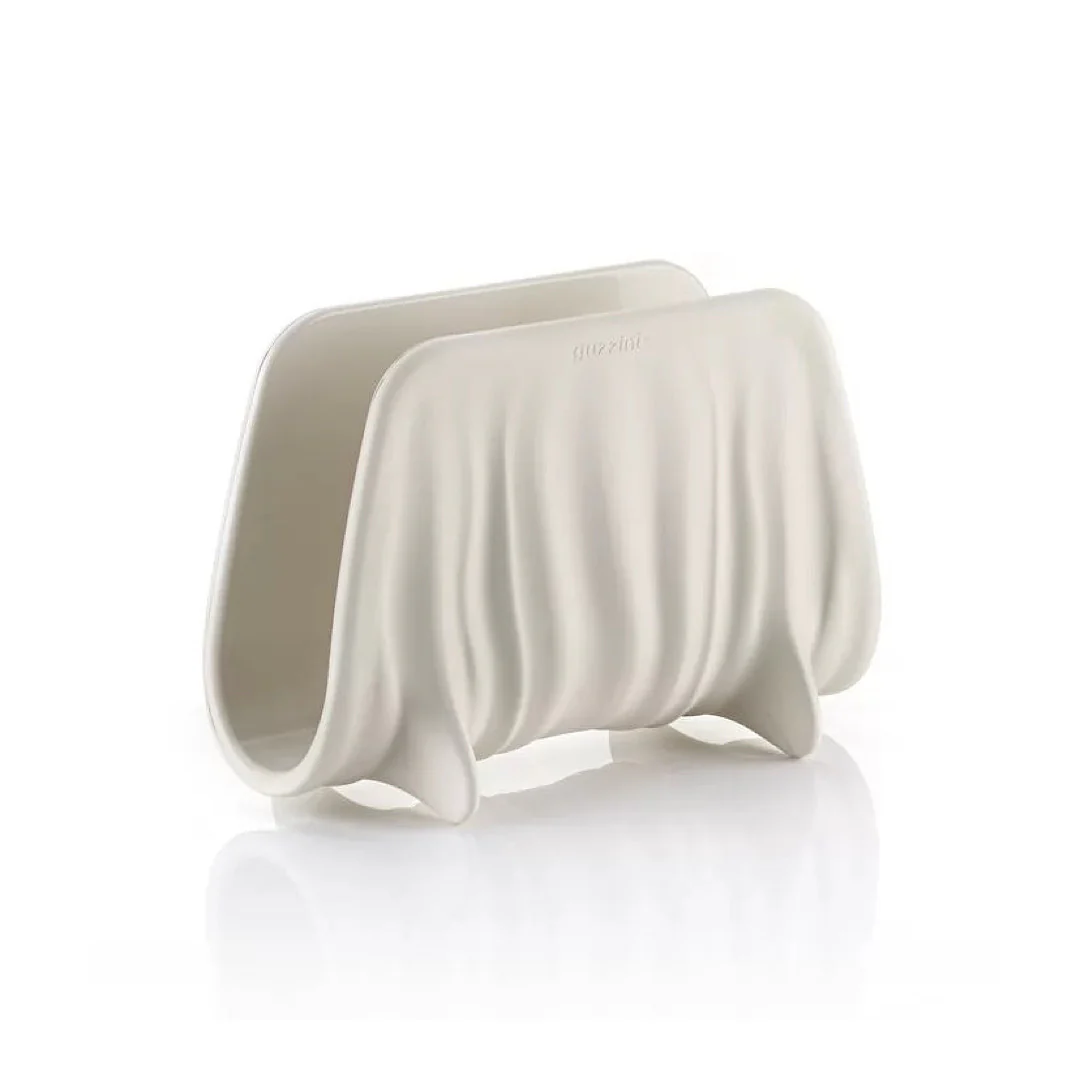 Table Napkin Holder ''Tierra'' Milk white - Inhomebuy
