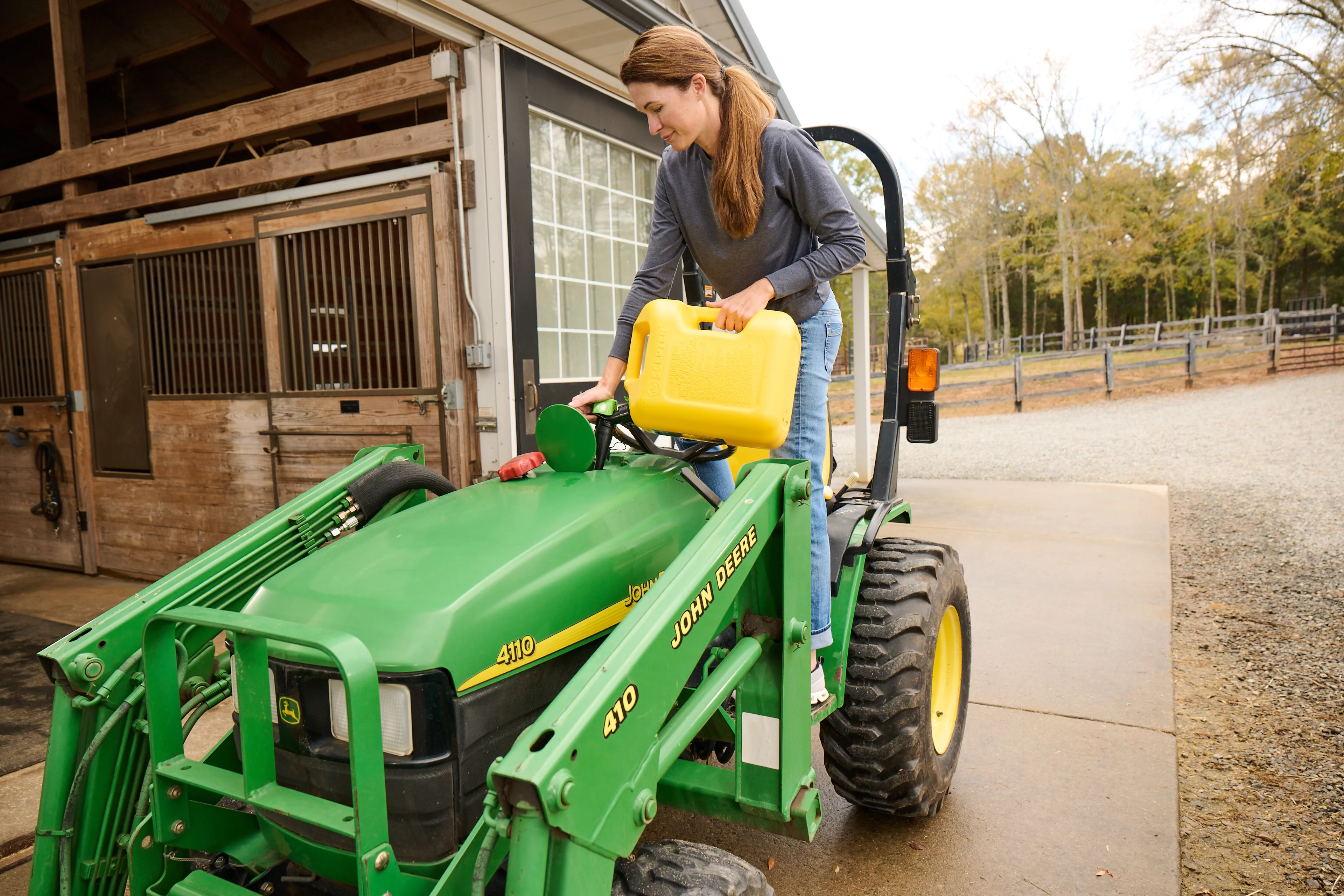 Scepter 5 Gallon SmartControl Dual Handle Diesel Fuel Container, FSCD571, Yellow Gas Can - Inhomebuy