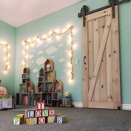 EightDoors 80-in White Finished Louver Solid Core Prefinished Pine Wood Slab Door - Inhomebuy