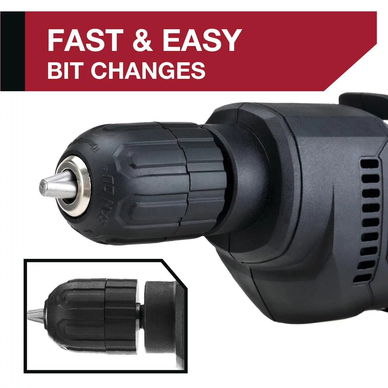 Hyper Tough 5.0amp, 120 Volts 3/8 inch Electric Drill - Inhomebuy