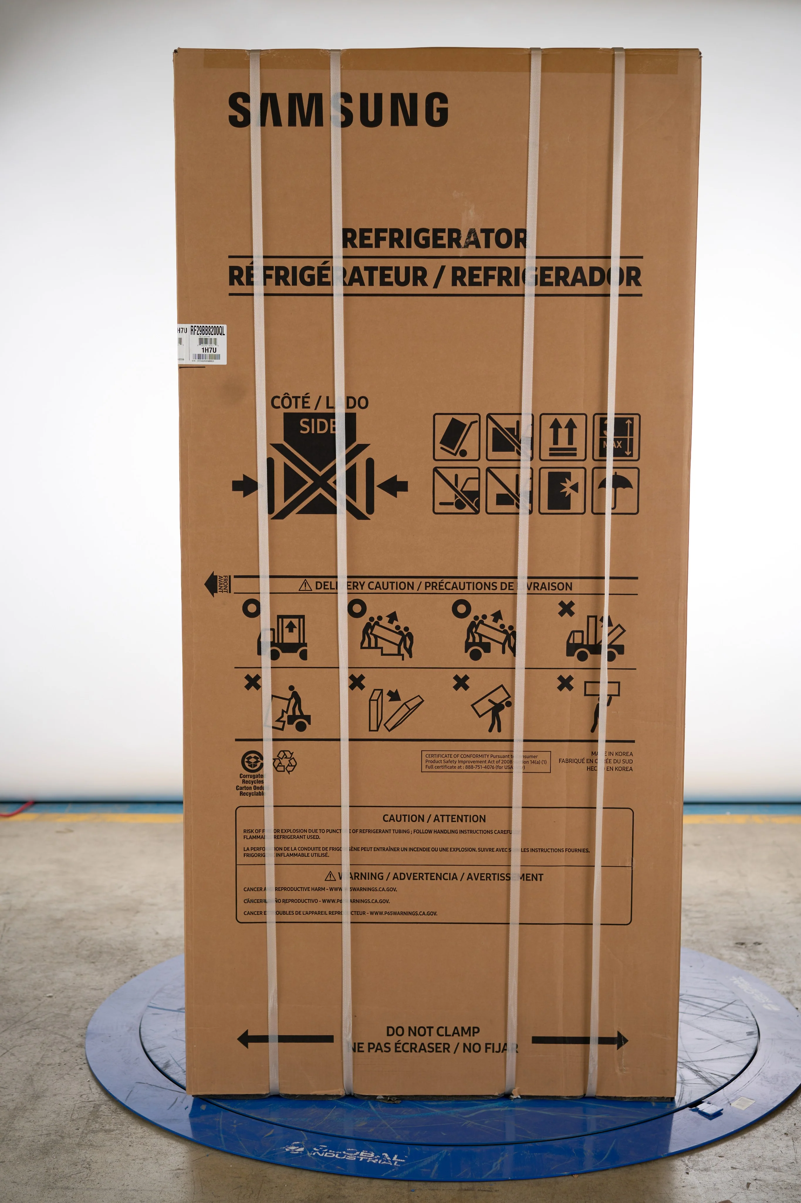 Samsung Bespoke 4-Door French Door Refrigerator (29 cu. ft.) - RF29BB8200QLAA - Inhomebuy