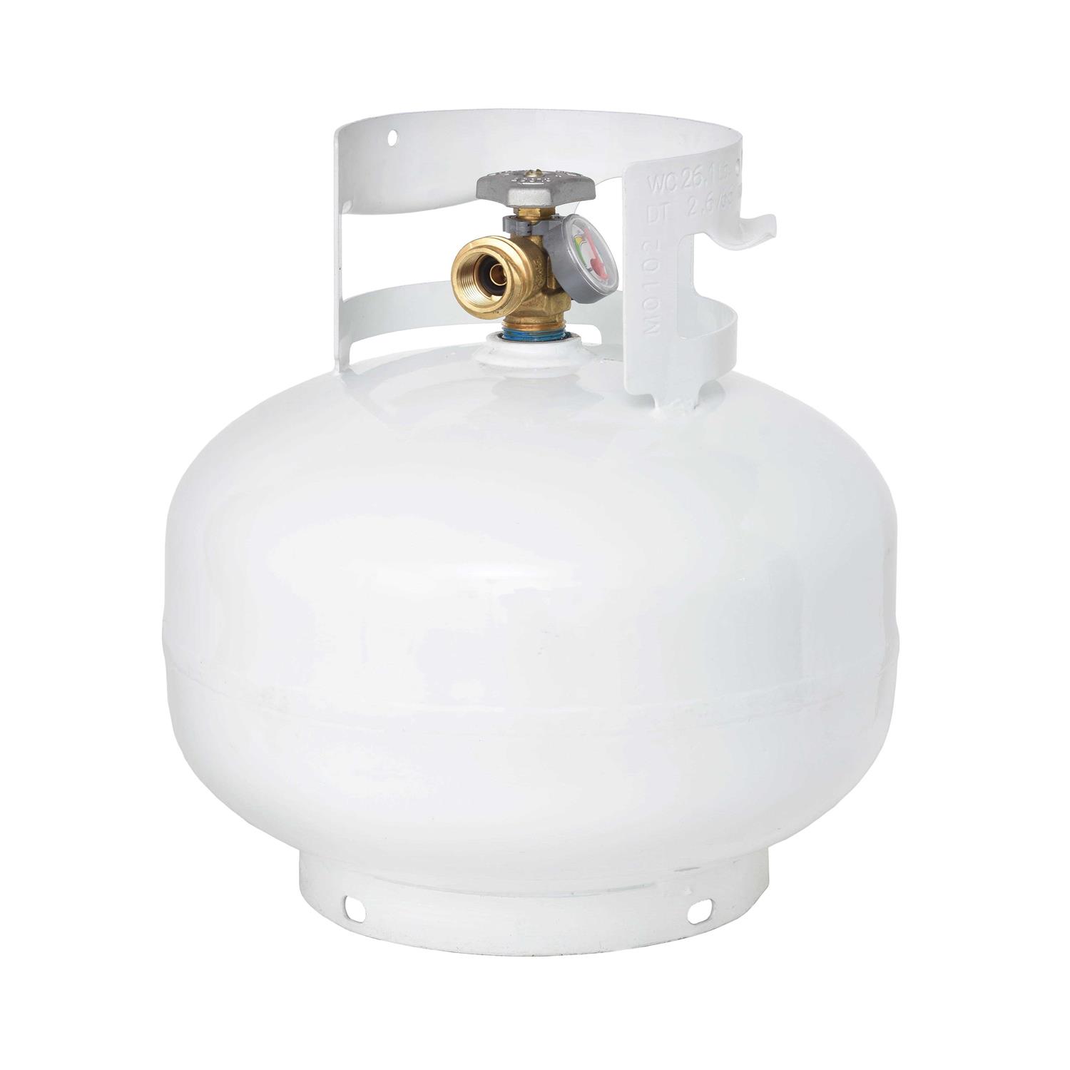 Flame King 100lb Horizontal & Vertical Propane Cylinder With Pol & Wheels - Inhomebuy
