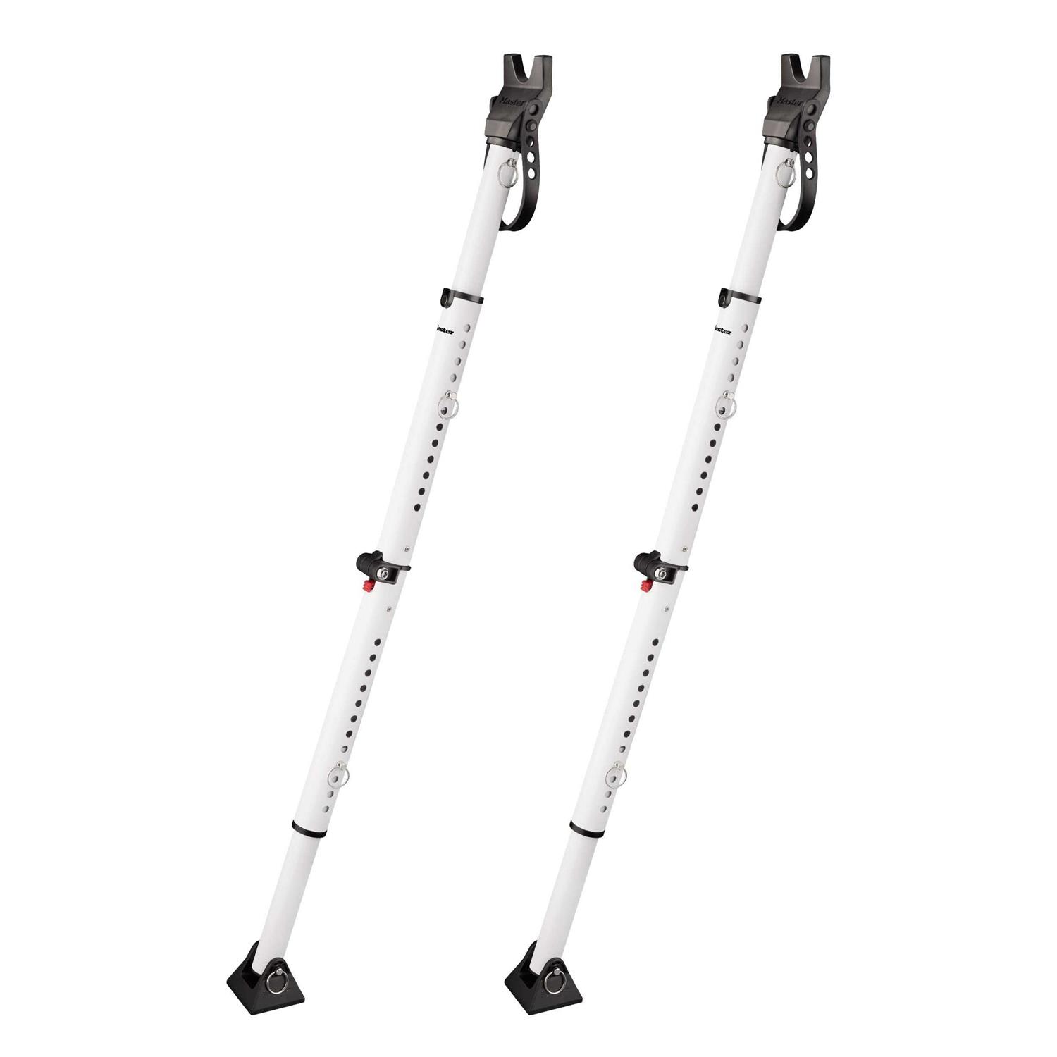 Master Lock Compact Door Stopper Folding Security Bar Adjustable for Hinged and Sliding Doors - Inhomebuy