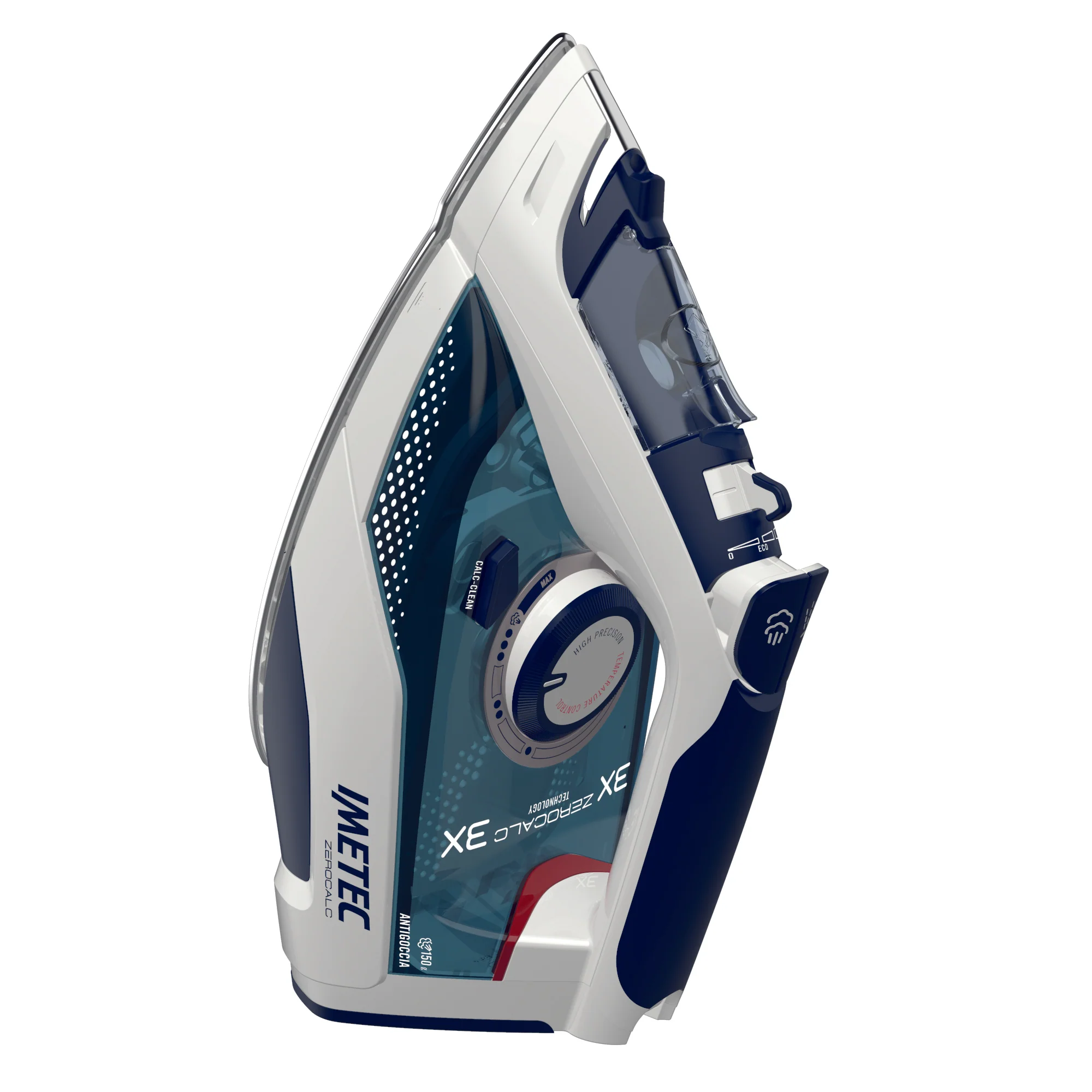 Imetec Steam Iron , 3X Zero Calc  Z3 3500, 2400W, 150G , Anti Drup, S/S Plate - Inhomebuy