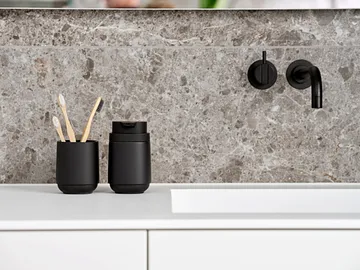 Time Toothbrush Mug Black - Inhomebuy