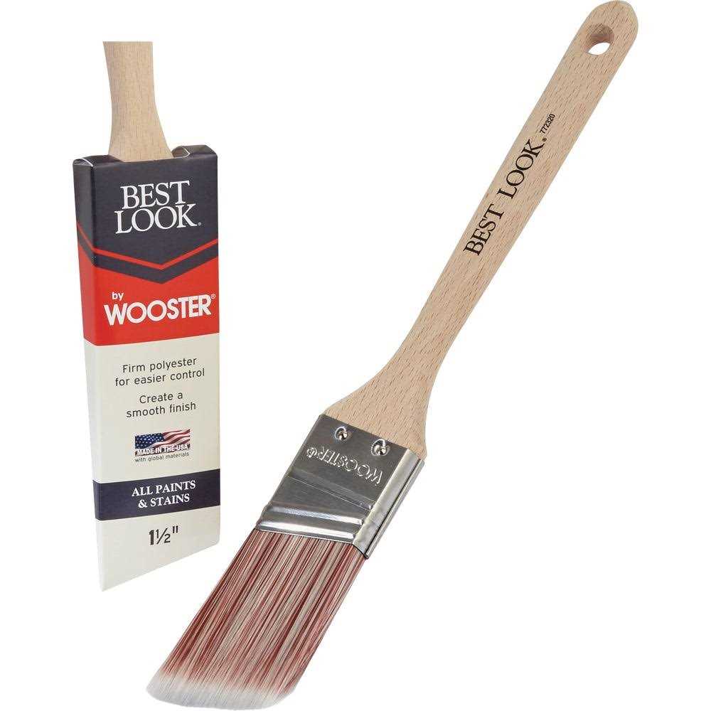Wooster Silver Tip 1 in. Thin Angle Sash Paint Brush 5224-1 - Inhomebuy