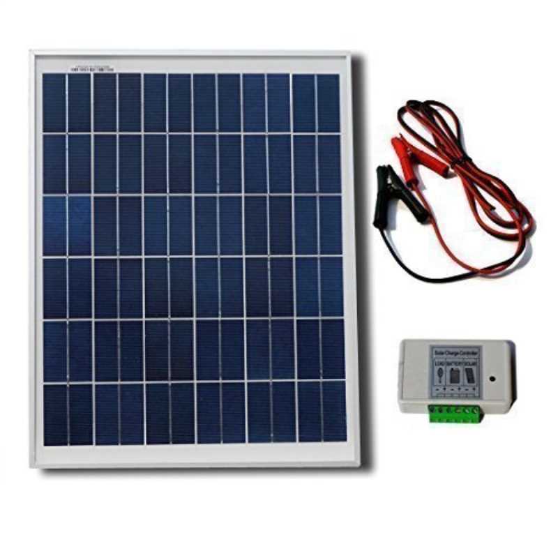 Eco-worthy 200 Watts 12 Volt/24 Volt Solar Panel Kit with High Efficiency Monocrystalline Solar Panel and 30a Pwm Charge Controller for Rv - Inhomebuy