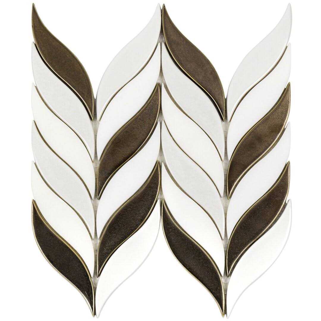 Delphi Sprig 2×22 x 3×22 Ceramic Mosaic Tile Ivy Hill Tile - Inhomebuy