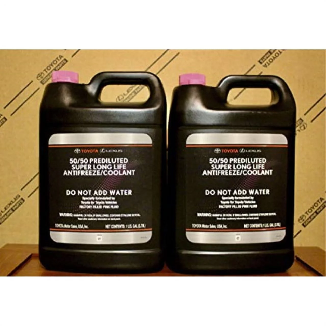 set of 2 toyota-scion engine coolant / antifreeze genuine 00272sllc2 - Inhomebuy