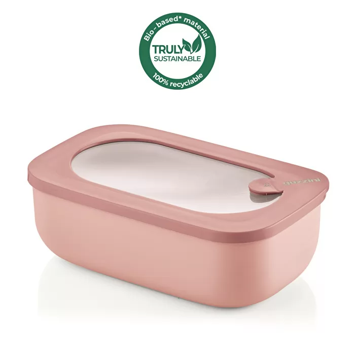 Eco - Storage & More Rectangular Container 900CC Peach Blossom Pink - Inhomebuy
