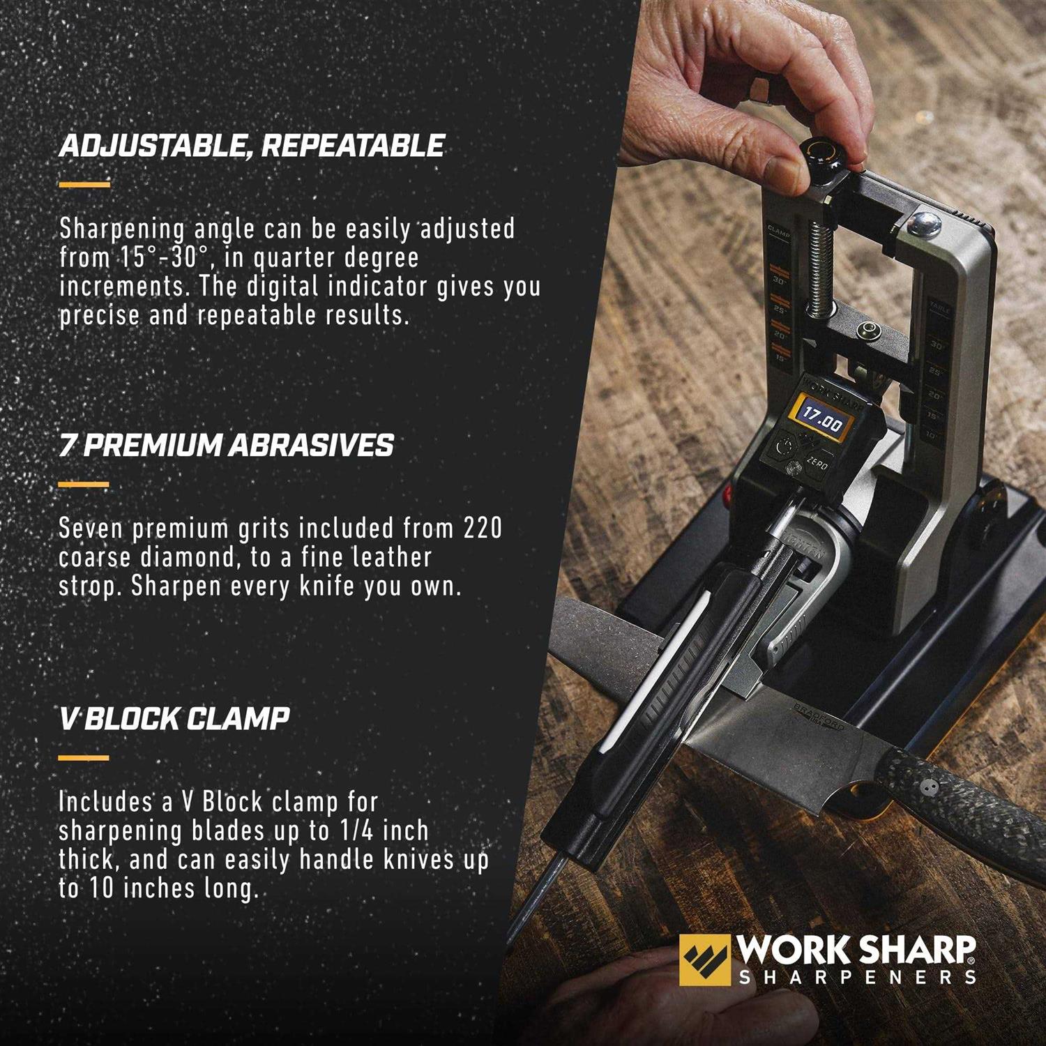 Work Sharp Precision Adjust Knife Sharpener Upgrade Kit - Inhomebuy