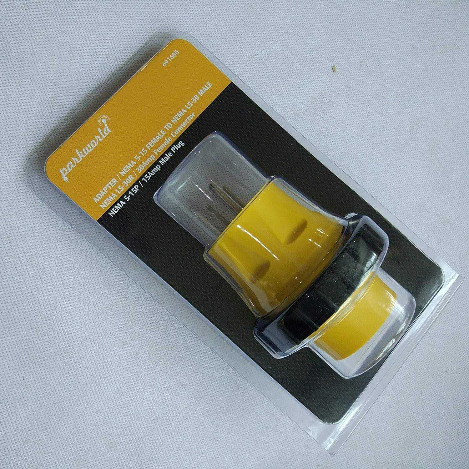 Parkworld 68345 Generator NEMA L14-30R to L14-30R 4 Prong 30 AMP Female to Female Adapter Cord 18 inch - Inhomebuy