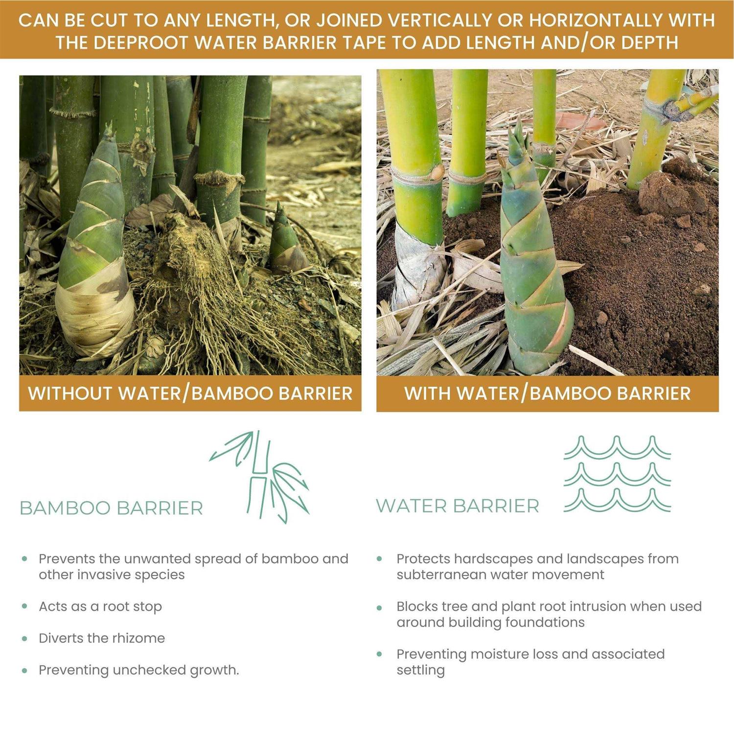 DeepRoot Water Barrier/Bamboo Barrier Geomembrane - Inhomebuy