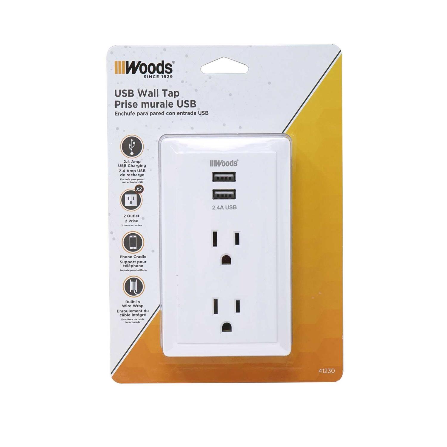 Woods 16/2 Green Extension Cord - Inhomebuy