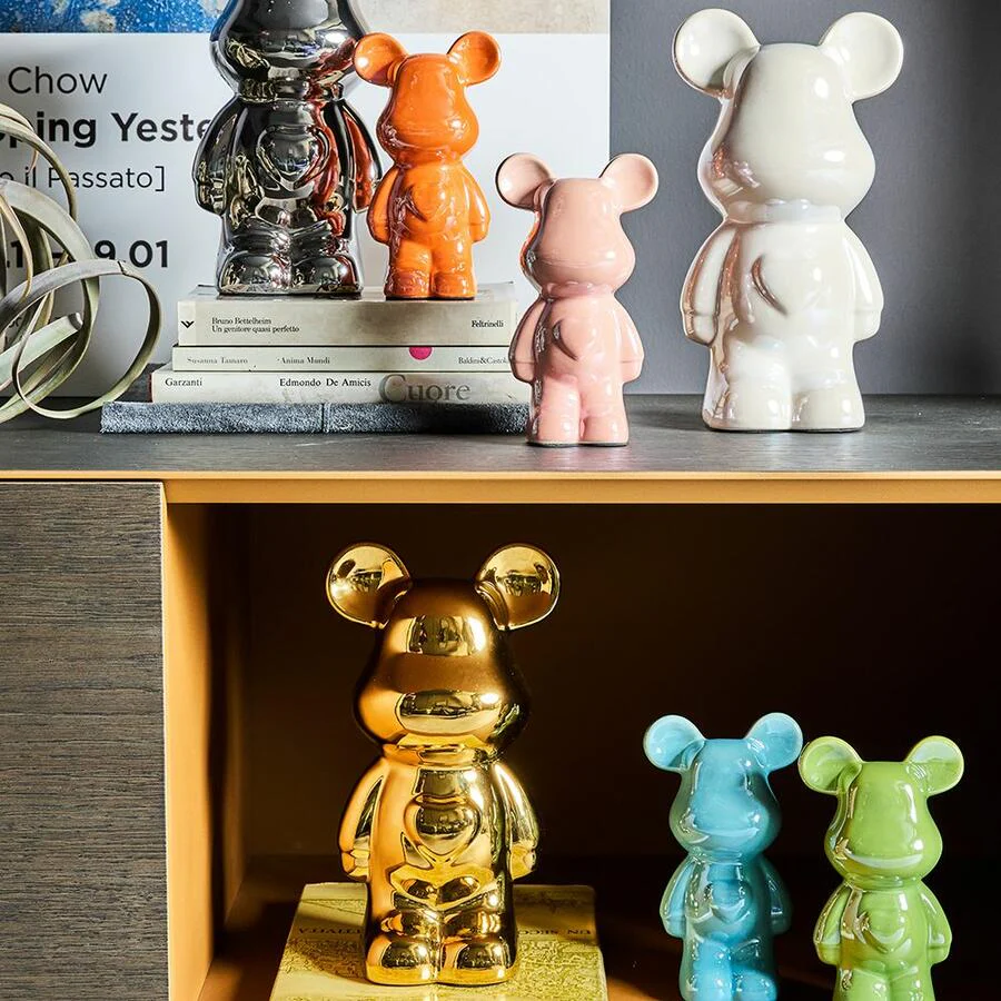 Azzurro Pink Bear Decor 18 h - Inhomebuy