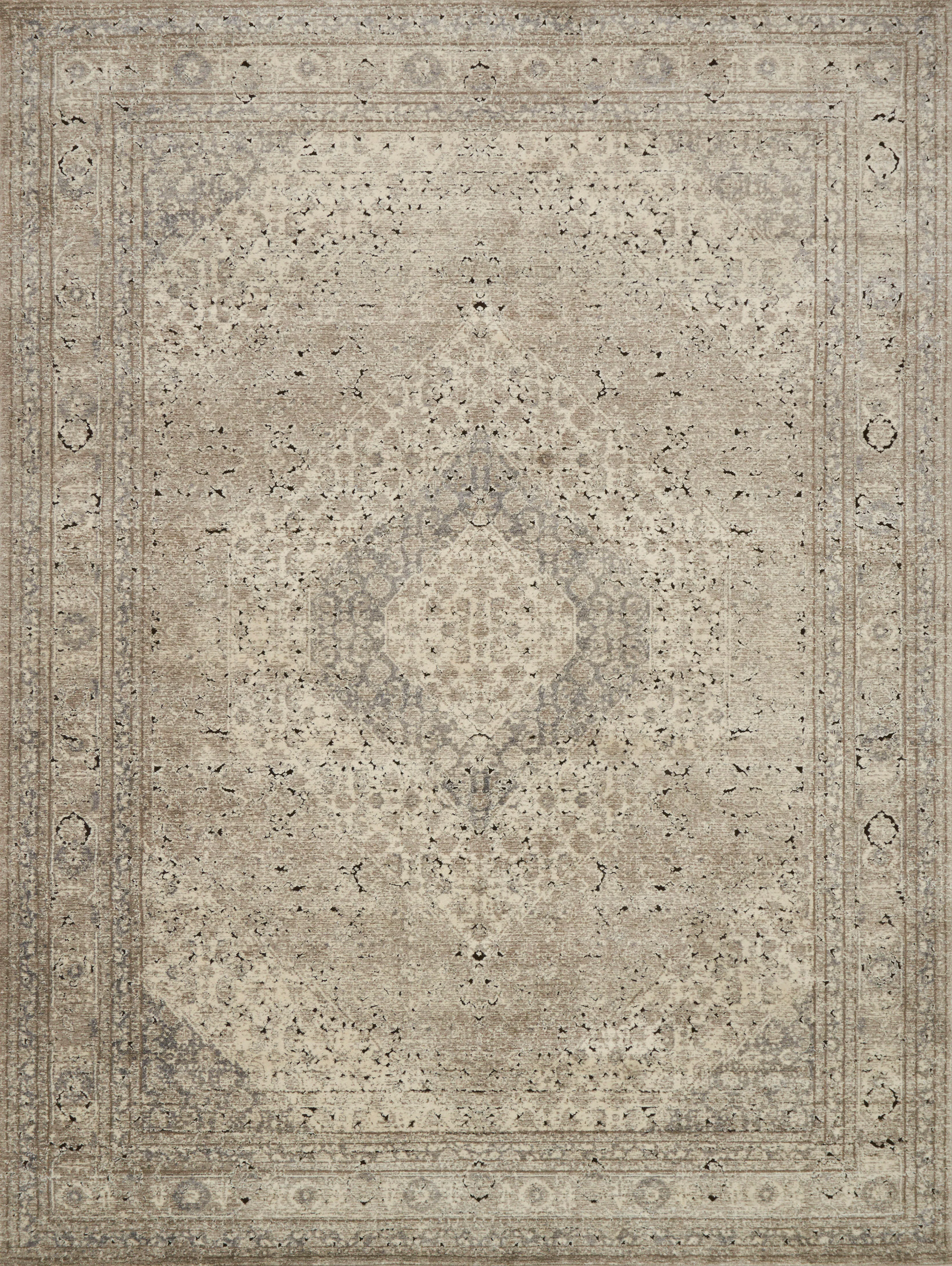 Loloi Rugs Millennium Collection Rug in Sand, Ivory - 7'7