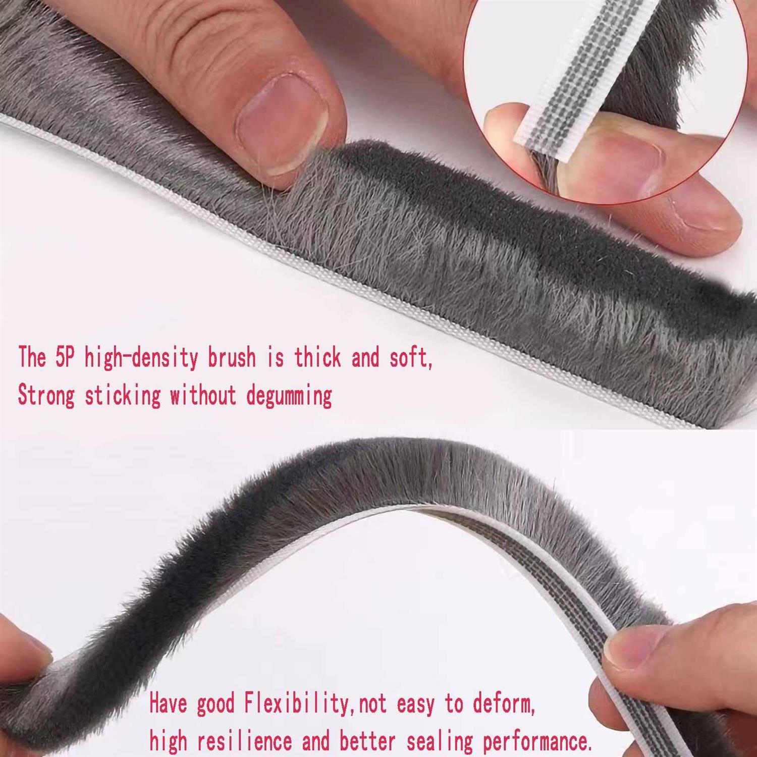 Weather Stripping Door Seal Strip,Self-Adhesive Rubber D-Shape Door Weather Stripping Sealers for Door Frame Window Insulation Large Gap - Inhomebuy