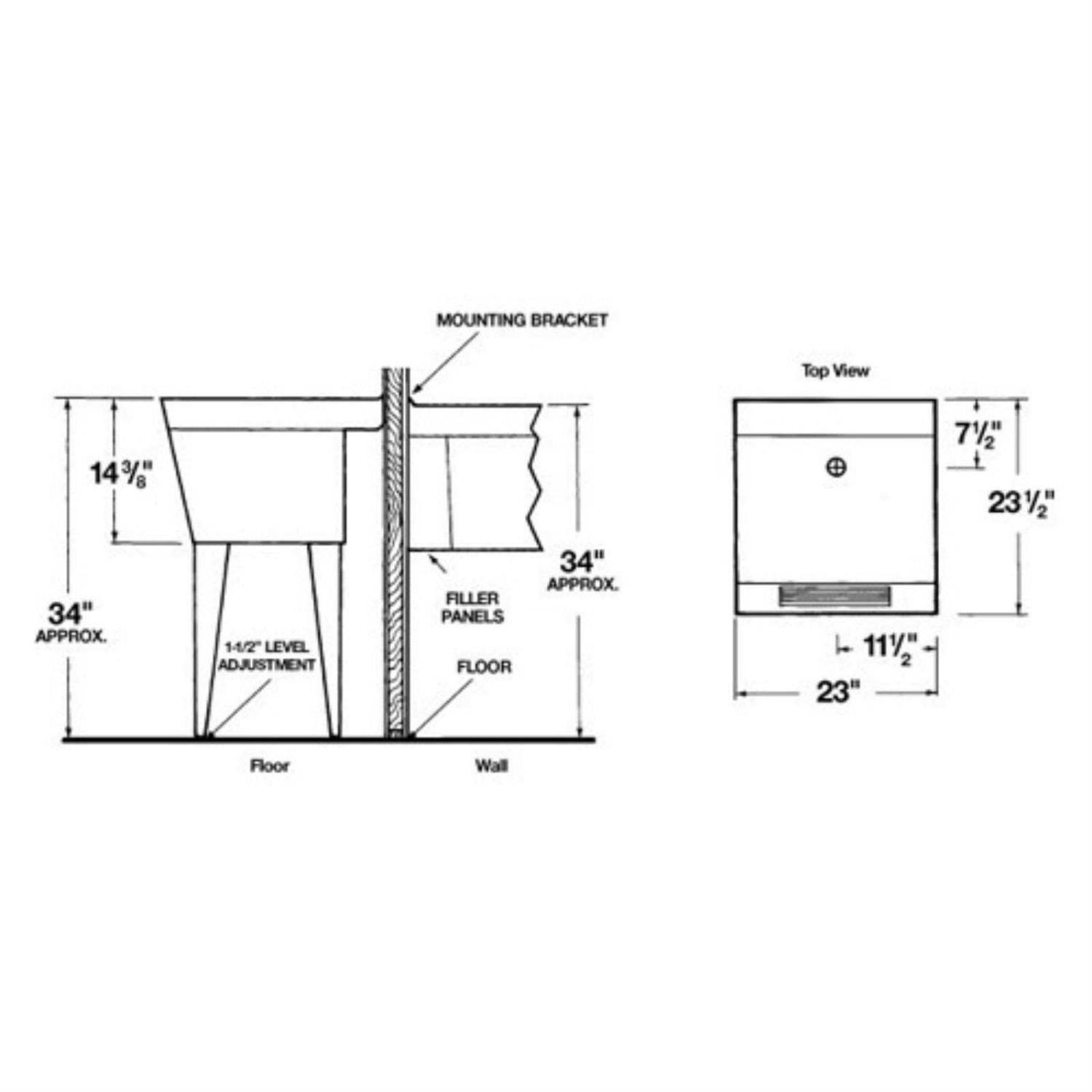 Mustee 12C Combo Laundry Tub - Inhomebuy