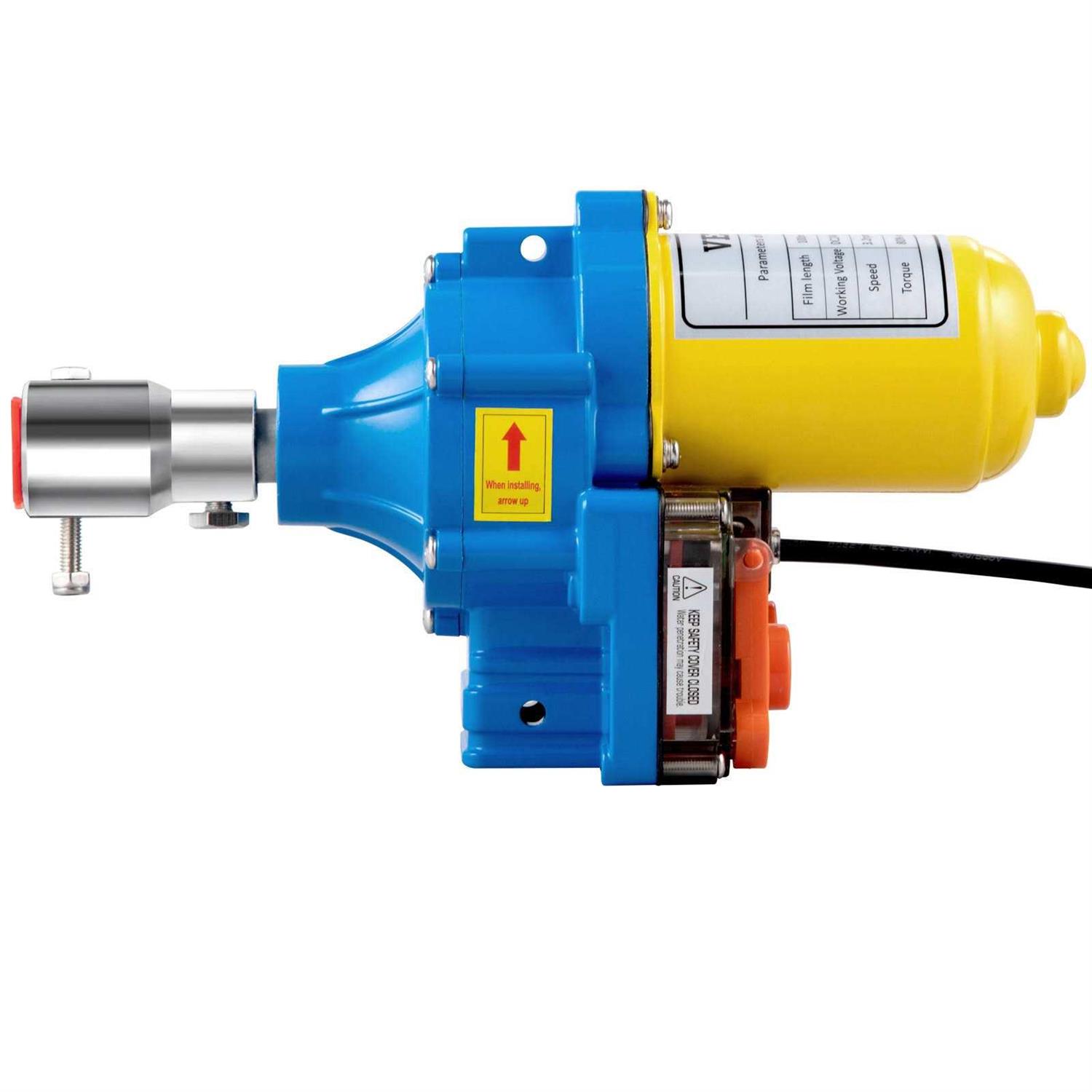 VEVOR Greenhouse Roll Up Motor 100W DC 24V 3.2 RPM Waterproof Aluminum Alloy Electric Greenhouse Frame Shed - Inhomebuy