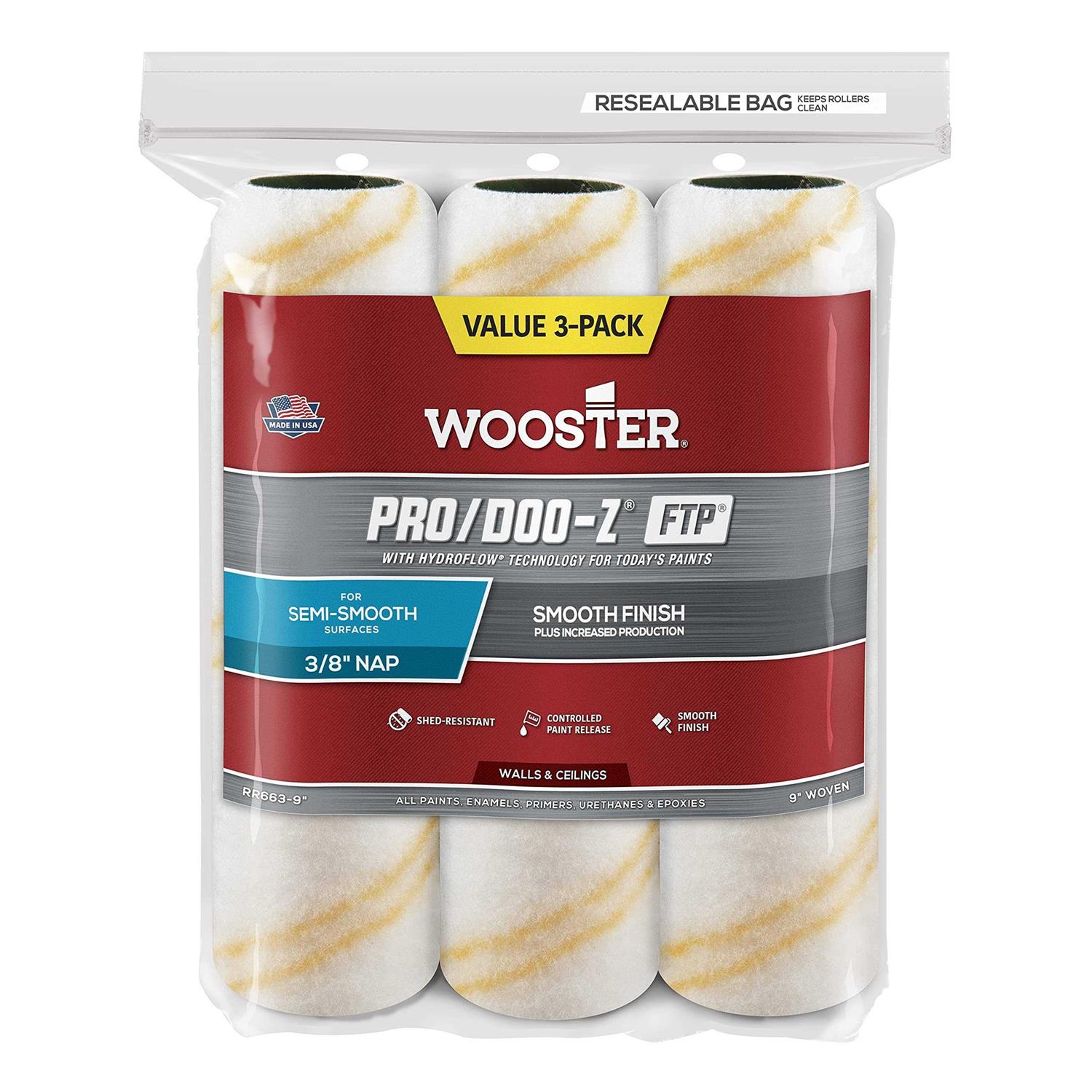 Wooster Rr304-4-1/2 Jumbo-Koter Mohair Blend Roller Cover - Inhomebuy