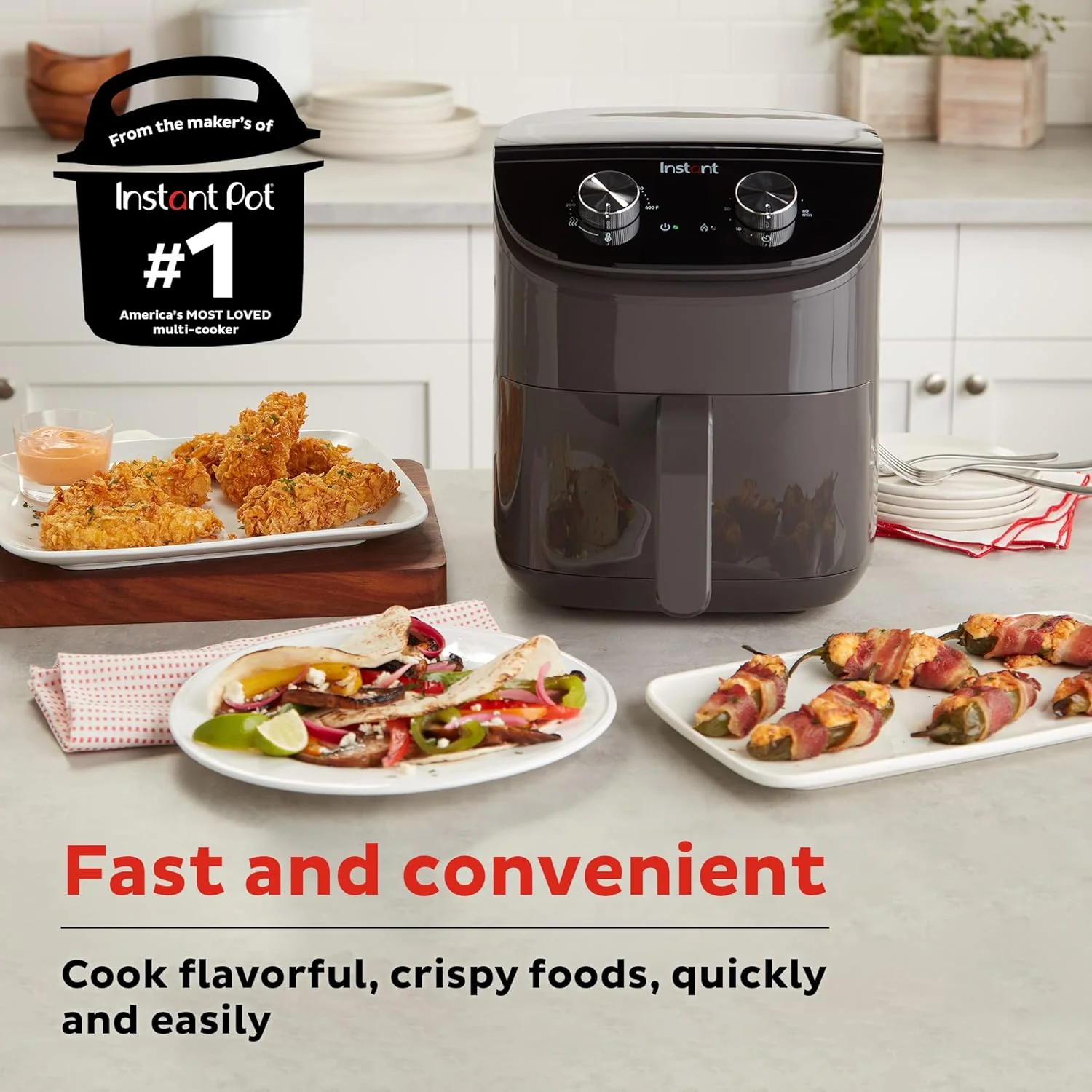 Instant Pot | 140-3135-01 | Instant® Essentials Air Fryer, 4Qt - Inhomebuy