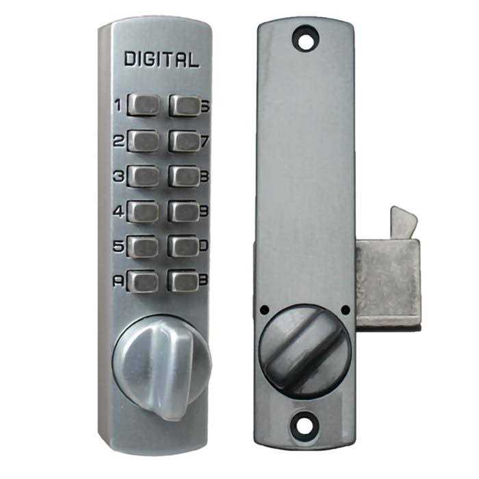 Lockey C-150-BB Mechanical Keyless Surface Mount Hook Bolt Lock - Inhomebuy