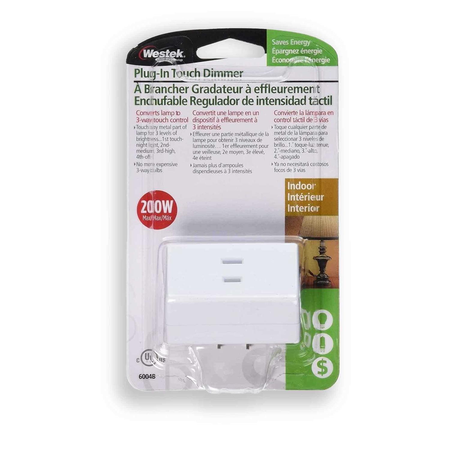 Westek Plug-In Touch Dimmer - Inhomebuy