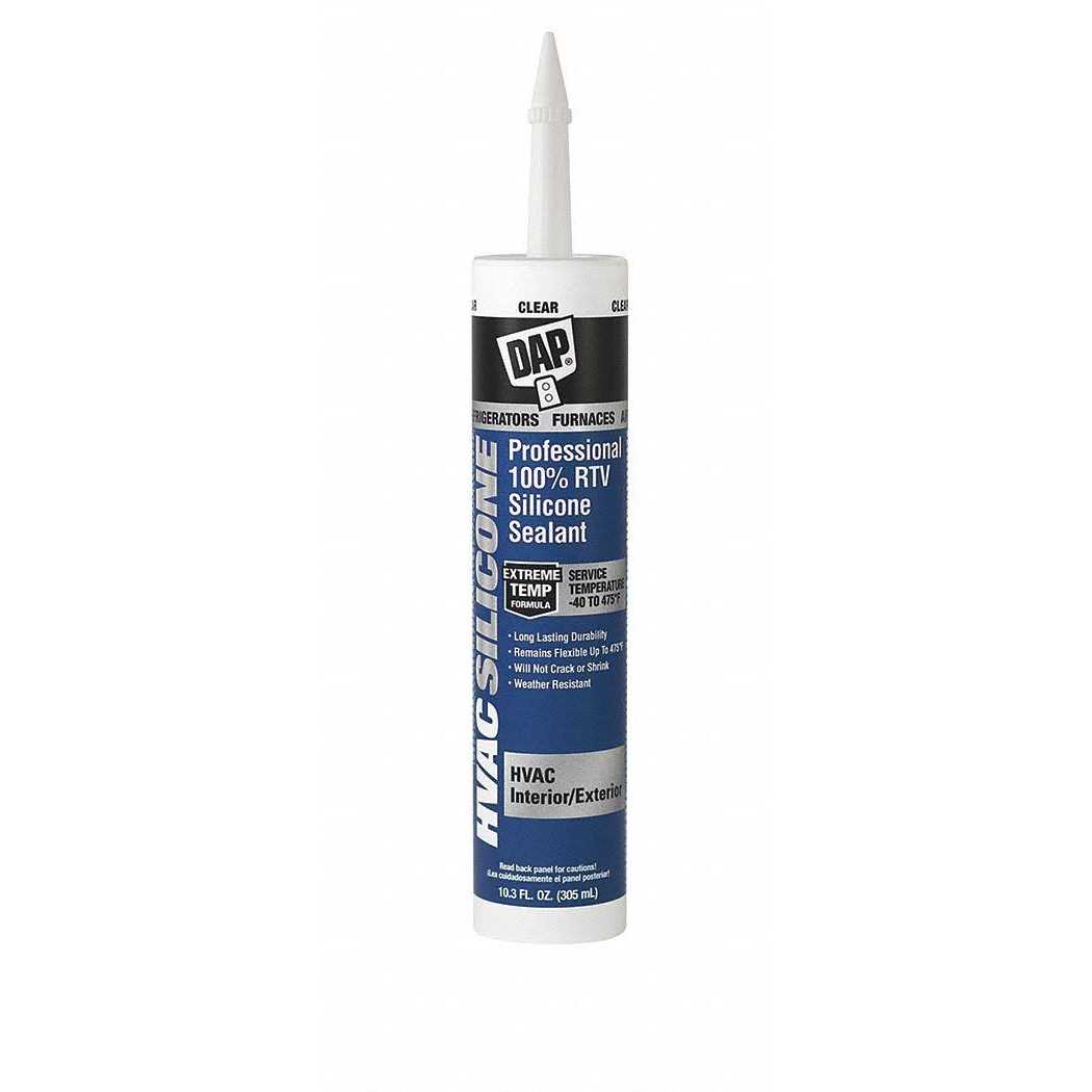 Dap HVAC Silicone 100% RTV Silicone Sealant 10.3 oz - Inhomebuy