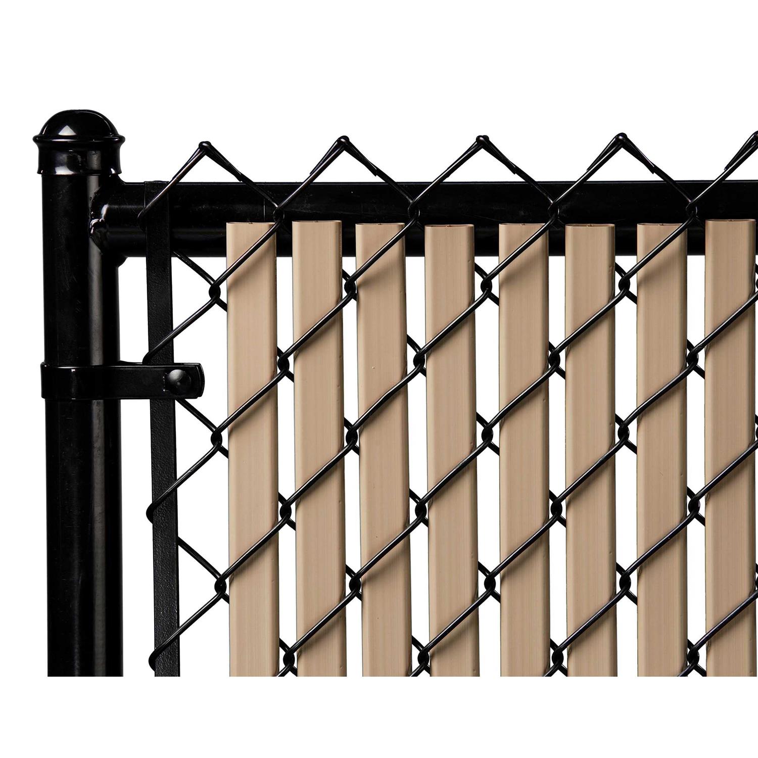 Made in America Tube Slats Privacy Inserts for Chain-Link Fence - Inhomebuy