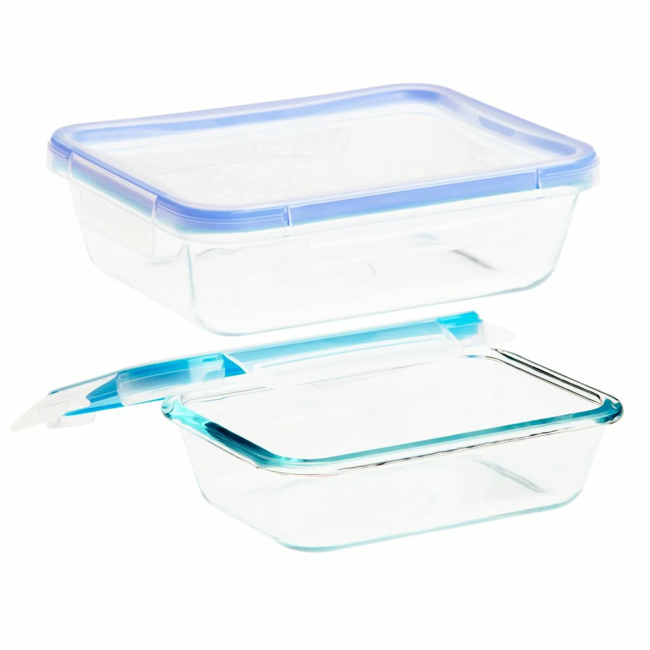 Snapware Total Solution Pyrex Glass Food Storage, Rectangle |1109329| 4-piece Set - Inhomebuy