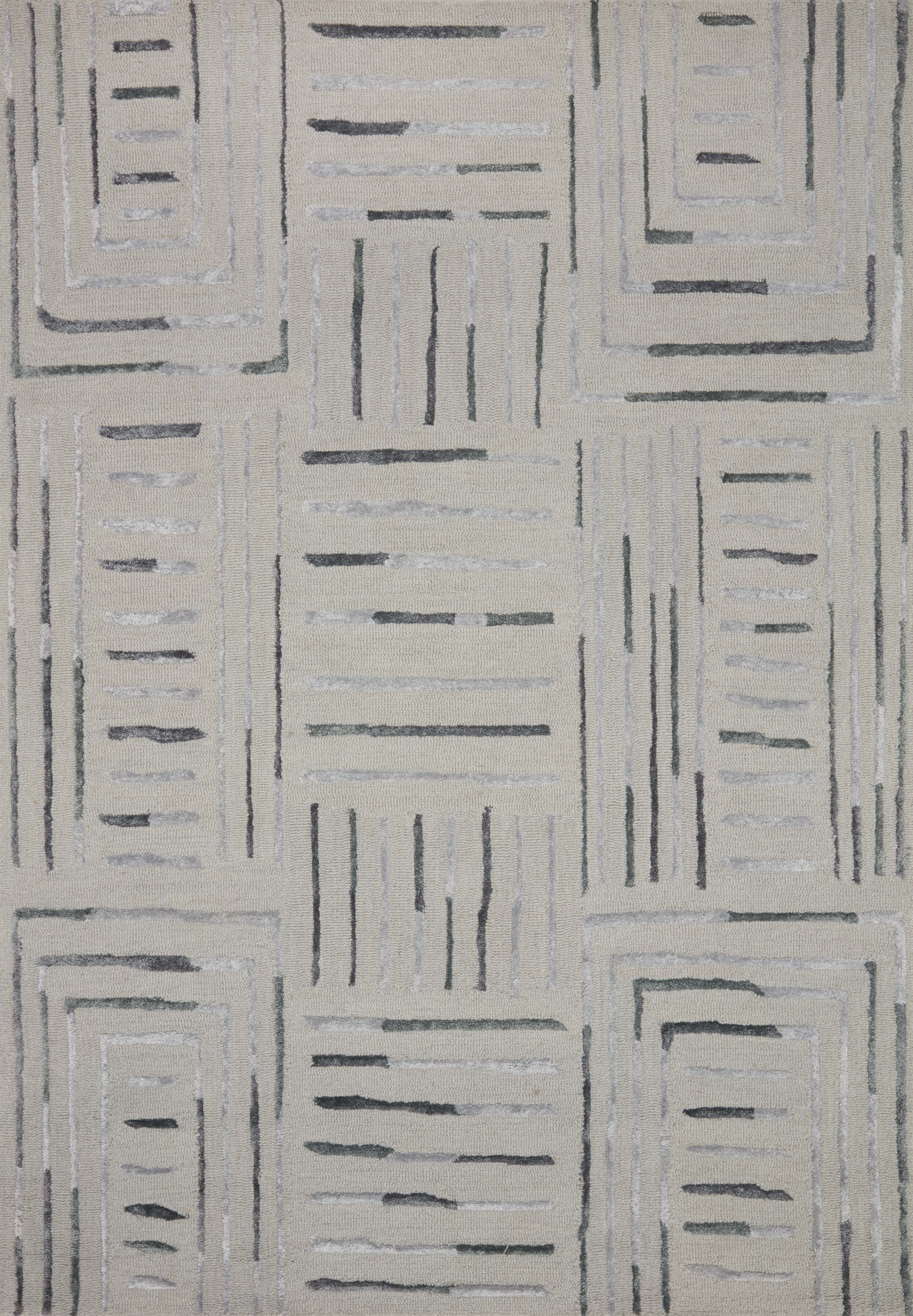 Loloi Rugs Verve Collection Rug in Silver, Slate - 7'9
