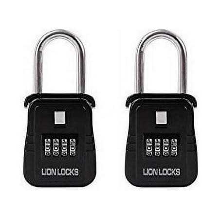Lion Locks 12 Keyed-Alike Padlocks w/ 1.25” Shackle Keys - Inhomebuy