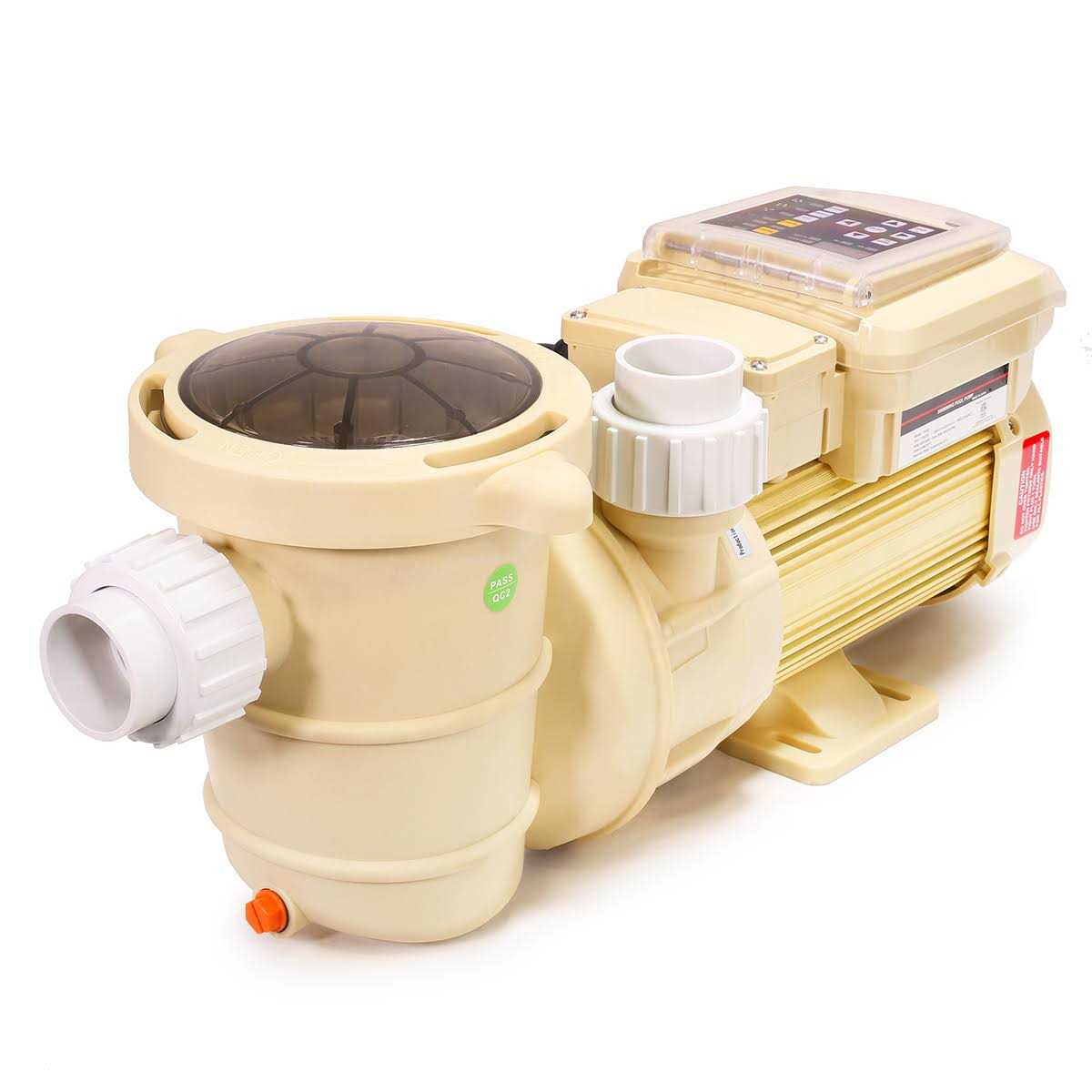 XtremepowerUS 1.5HP Inground Pool Pump 5280GPH 1.5 NPT Inlet/Outlet 220V Dual Speed - Inhomebuy