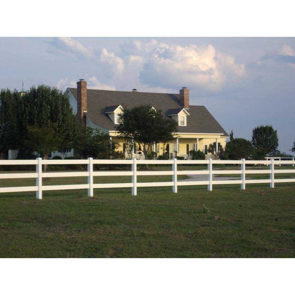 Weatherables 3.5 ft. H x White Vinyl Railing Kit - Inhomebuy