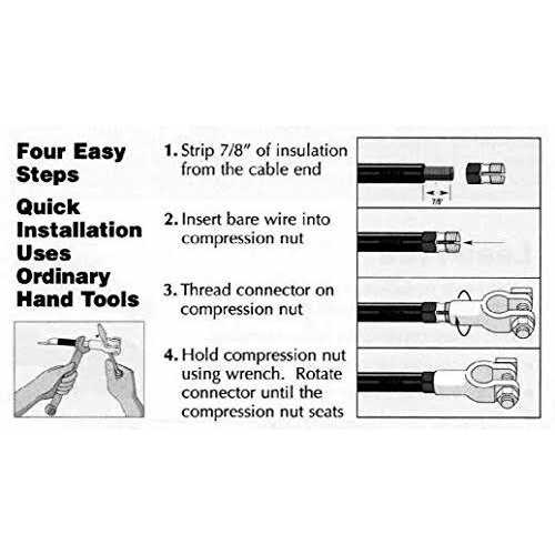Fastronix Top Post Battery Compression Terminal - Inhomebuy