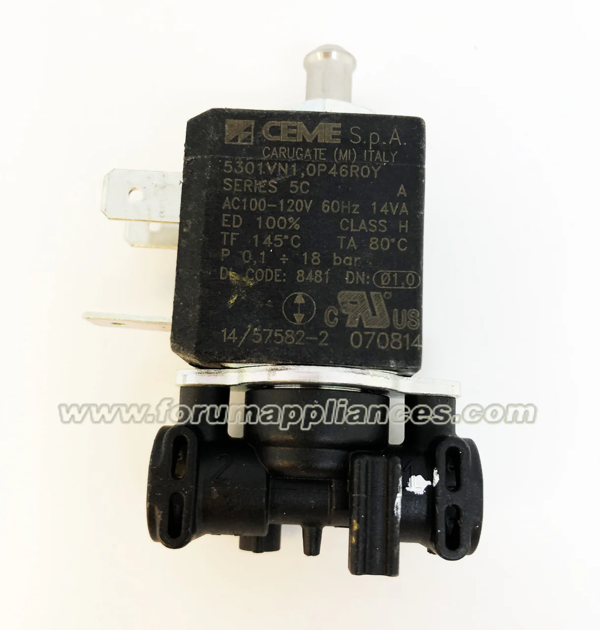 Solenoid Valve 3V plastic for ESAM-3500, ESAM-6900 - Inhomebuy