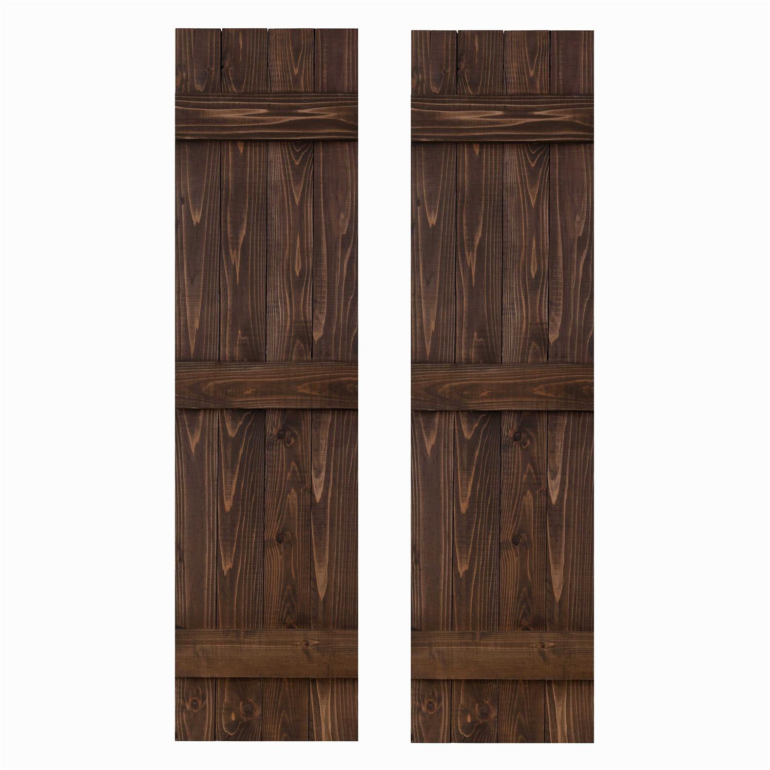 Dogberry 14 Board Batten Exterior Shutters - Inhomebuy