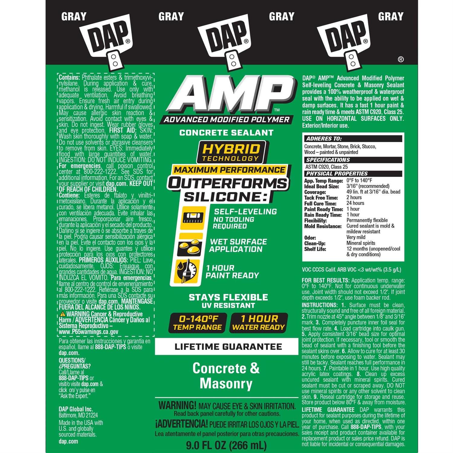 DAP AMP Advanced Sealant - Inhomebuy
